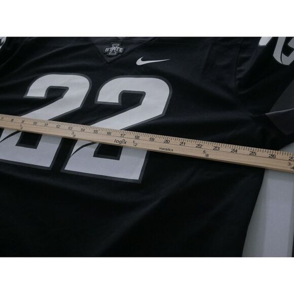 Nike Men's Iowa State Cyclones #22 Football Jersey Black XXL - Picture 8 of 9